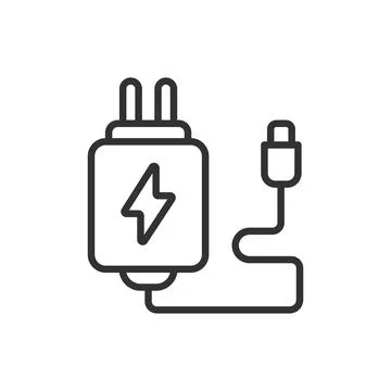 Adaptor, in line design. Adapter, Plug, Socket, Connector, Power, Electricity イラスト素材
