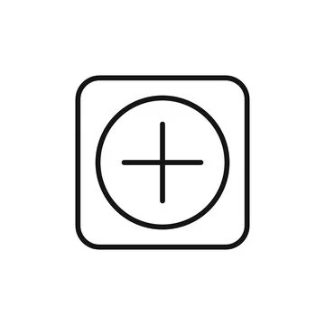Add Apps Button Icon Ideal for Mobile Software and Application Downloads Stock Illustration