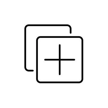 Add Apps Icon Perfect for Mobile and Software Applications Illustrazione stock