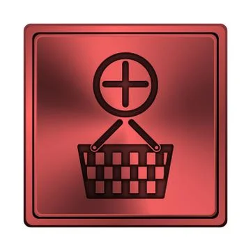 Add to basket icon Stock Illustration