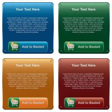 Add to basket Stock Illustration