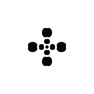 Add button. Add icon. Simple style Christian religion holiday poster backgr.. Stock Illustration