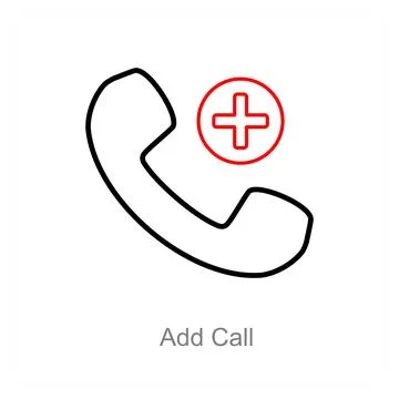 Add Call Stock Illustration