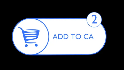 Add to cart 3d animation Video stock 146614607