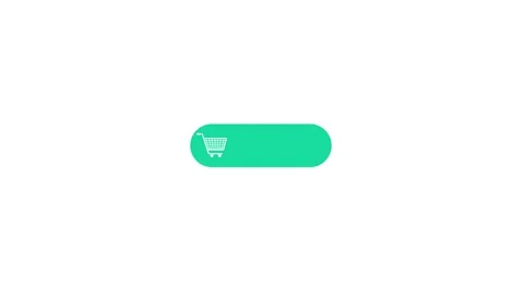 Add to cart button in a 3D space with analog distortion Stock Footage 265878413