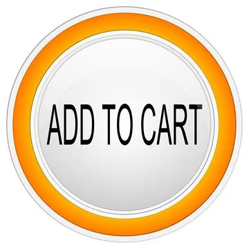 Add to cart Button on white background – illustration Stock Illustration