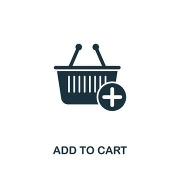 Add To Cart creative icon. Simple element illustration. Add To Cart concept Stock Illustration