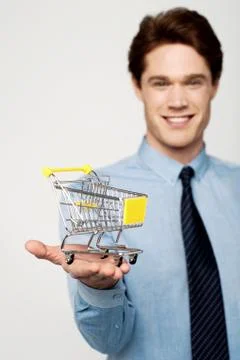 Add to cart, e-commerce concept Stock Photos