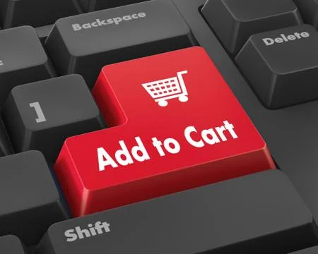 Add to cart Stock Illustration