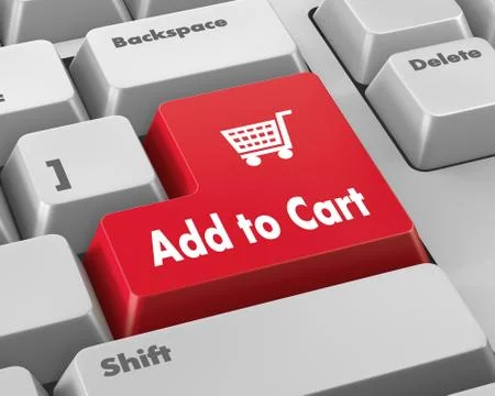 Add to cart Stock Illustration