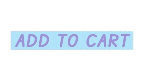 Add to Cart text animation video on white background Stock Footage 343365629