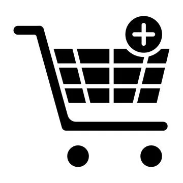 Add to cart Vector Icon Design Illustration Illustrazione stock
