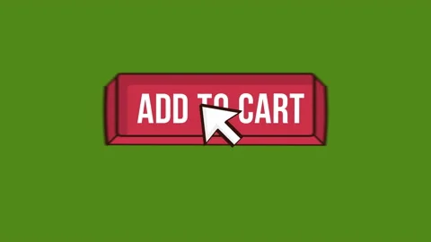 Add to cart web button Stock Footage 171849235
