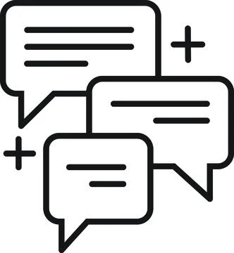 Add comment icon Stock Illustration