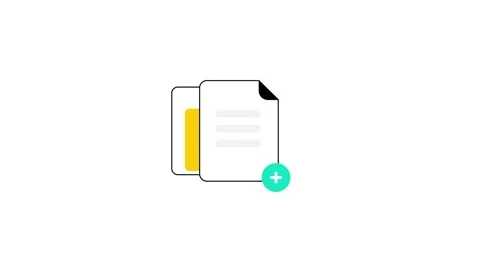 Add documents Stock Footage 335609081