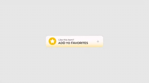 Add to Favorites User Interface Notification Pop-up on Transparent Background Stock Footage 347189560