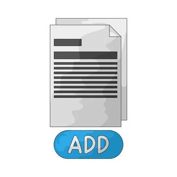 Add File illustration Stock-Illustration