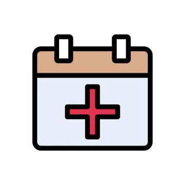Add flat color icon Stock Illustration