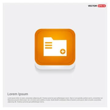 Add Folder icon Illustrazione stock