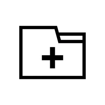 Add Folder icon. New folder. Vector. イラスト素材