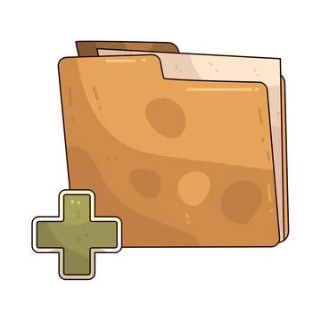 Add Folder illustration Stock-Illustration