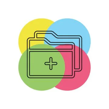 Add Folder vector icon Stock-Illustration