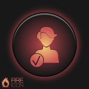 Add friend avatar Stock Illustration