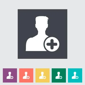 Add to friends. Stock Illustration