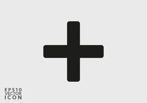 Add Icon vector image. Can be used for phone and tablet. Suitable for mobile app Illustrazione stock