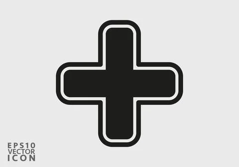 Add Icon vector image. Can be used for phone and tablet. Suitable for mobile app Illustrazione stock