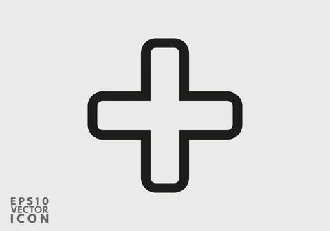 Add Icon vector image. Can be used for phone and tablet. Suitable for mobile app Illustrazione stock