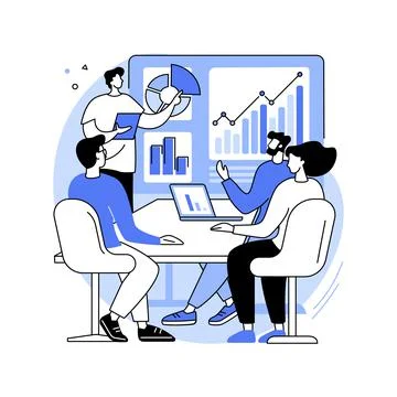 Add idea presentation isolated cartoon vector illustrations. Stock Illustration