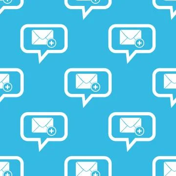 Add letter message pattern Stock Illustration