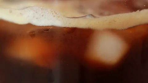 Add milk into hot coffee Video stock 104287213