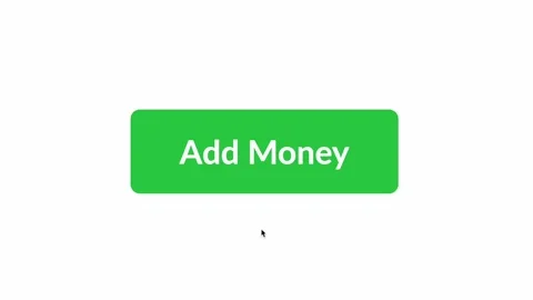 Add money Button with Finger Push and Press the Button. Video stock 220499955