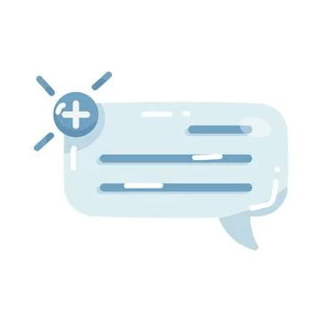 Add new message notification Stock Illustration