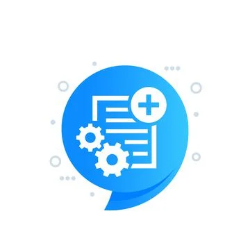 Add new project vector icon Stock Illustration