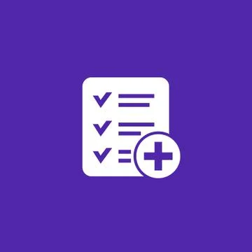 Add new task vector icon Stockillustratie