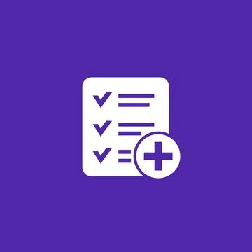 Add new task vector icon Illustrazione stock