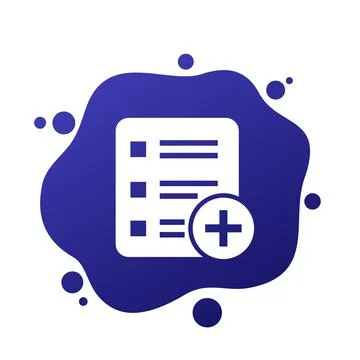 Add new task vector icon for web イラスト素材