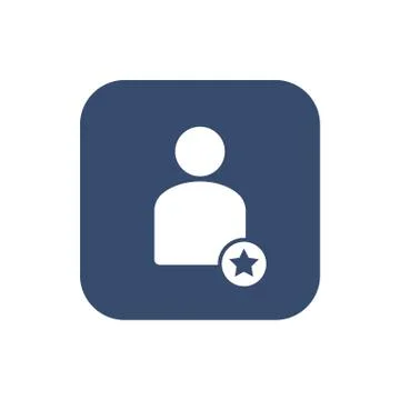 Add new user account flat icon for apps. Illustrazione stock