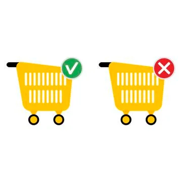 Add or cancel purchase. Web icons for store Stock Illustration