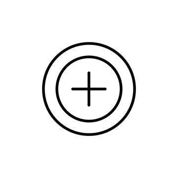Add Plus Icon Ideal for User Interface and App Design Illustrazione stock