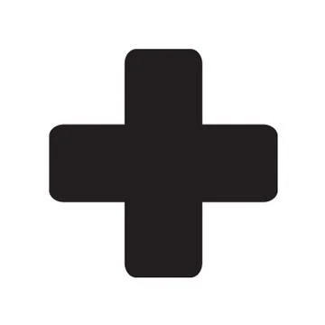 Add plus icon Stock Illustration