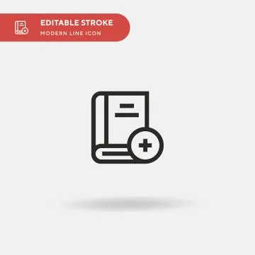 Add Simple vector icon. Illustration symbol design template for web mobile UI Stock Illustration