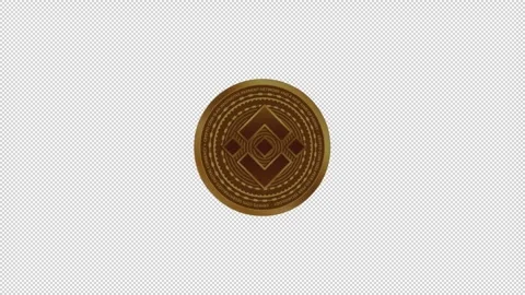Add a Touch of Elegance to Your Project with a Sophisticated Binance Coin Video stock 244966224