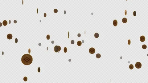 Add a Touch of Magic to Your Project with a Dazzling Binance 3D Coin Animation Video stock 244965588