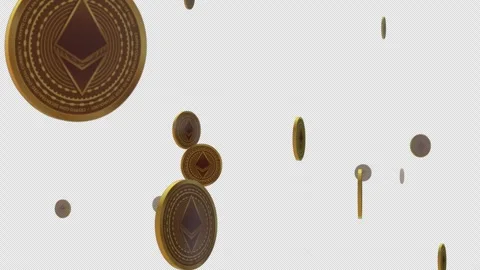 Add a Touch of Magic to Your Project with Digital Coin Ethereum Animation 스톡 동영상 244966640