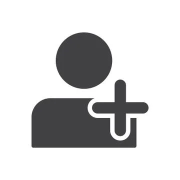 Add user icon Illustrazione stock