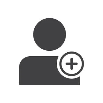 Add user icon Stock Illustration